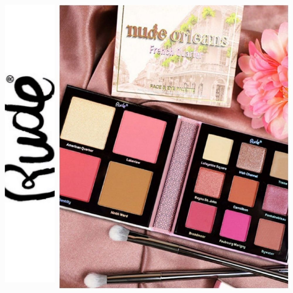 RUDE‎ Cosmetics Nude Orleans French Quarter Face & Eye Palette